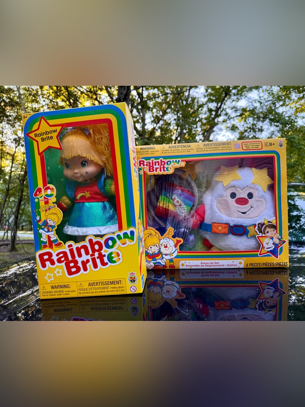 Rainbow Brite Dress-Up Doll Set with Colorful Accessories & Doll bundle